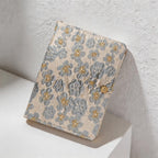 CouldNook Vintage Floral Jacquard Loose-Leaf Binder Notebook