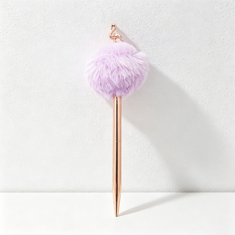 CouldNook Pen-Crown Top Pom Pom Metal Ballpoint Pen Cute Luxury Gift Pen for Students Office Wedding Favors