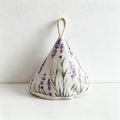 CouldNook Cotton Linen Triangle Pot Holder - Elegant Botanical Mini Mitt