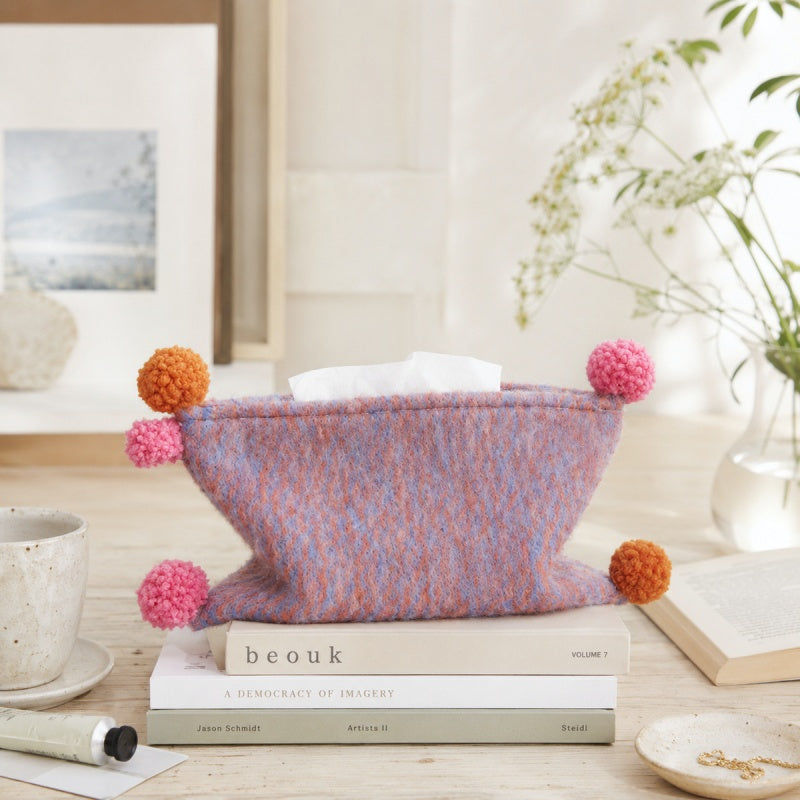 CouldNook Woolen Ball Tissue Bag - Aesthetic Nordic Storage Case