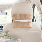 CouldNook Canvas Car Tissue Case - Aesthetic Minimalist Storage Bag