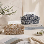 CouldNook Forest Symphony Tissue Bag - Aesthetic Cotton-Linen Case