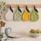 CouldNook Pear Shaped Coaster - Aesthetic Fabric Accessory Mat