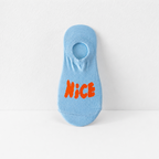 CouldNook Cozy Letter Print Ankle Socks - Everyday Drawer Accent