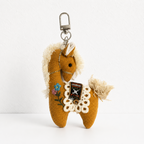 CouldNook Cotton Horse Fabric Pendant - Aesthetic Artisan Bag Charm