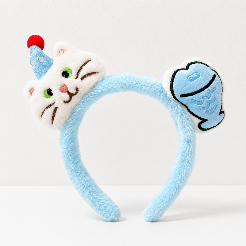 CouldNook Assorted Character Plush Headband - Soft Hair Accessory