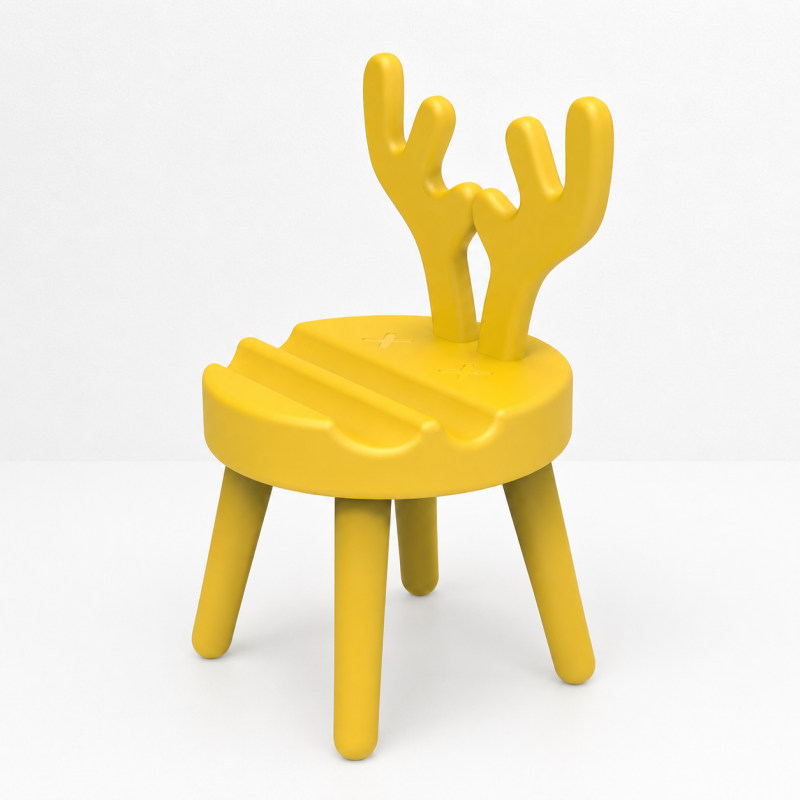 CouldNook Cartoon Mini Chair Phone Stand - Desk Phone Accessory