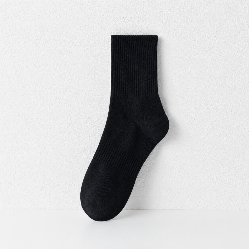 CouldNook Men Solid Crew Socks - Home Wardrobe Organizer