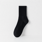 CouldNook Men Solid Crew Socks - Home Wardrobe Organizer