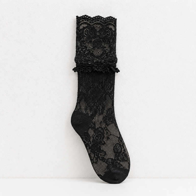 CouldNook Corset Lace Mesh Socks - Statement Shoe Accent