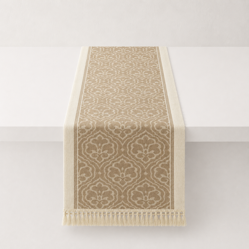 CouldNook Boho Fringle Table Runner - Vintage Tassel Home Decor