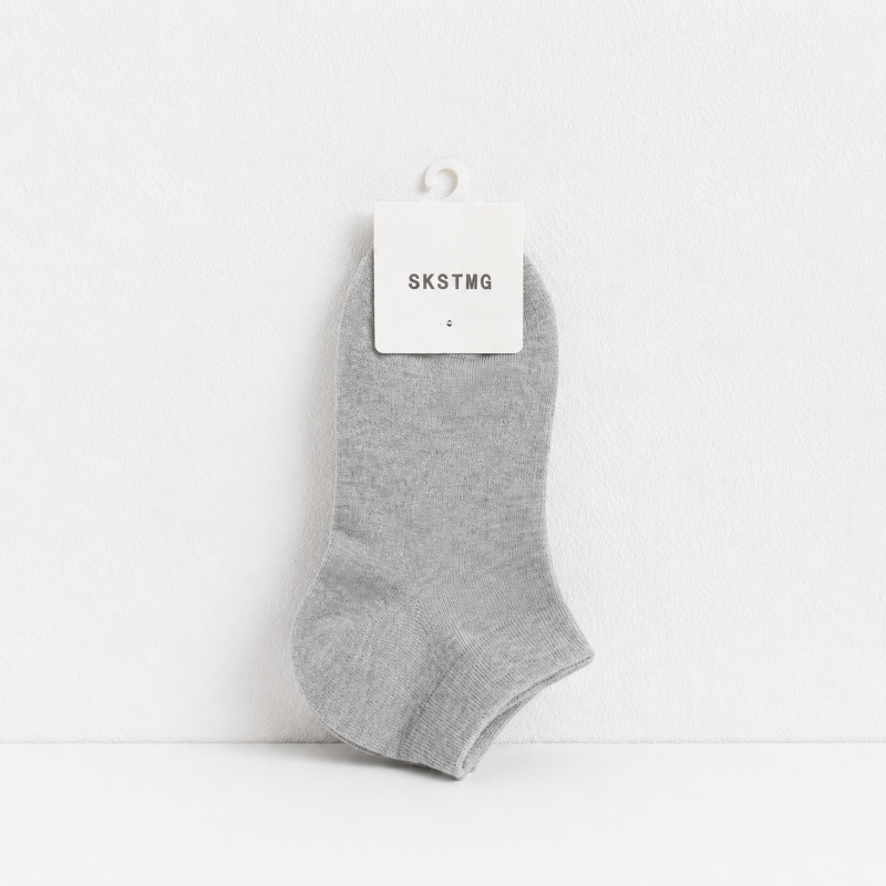 CouldNook Cozy Solid Ankle Socks - Everyday Drawer Basic