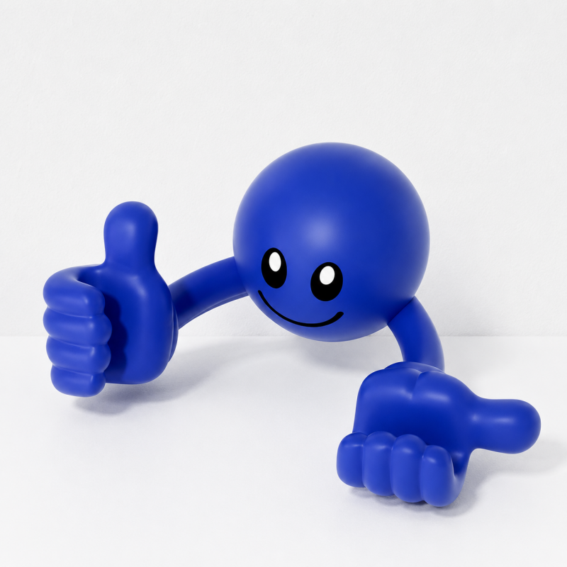 CouldNook Thumbs Up Emoji Phone Stand - Desk Phone Accessory
