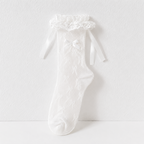 CouldNook Corset Lace Up Mesh Socks - Statement Shoe Accent