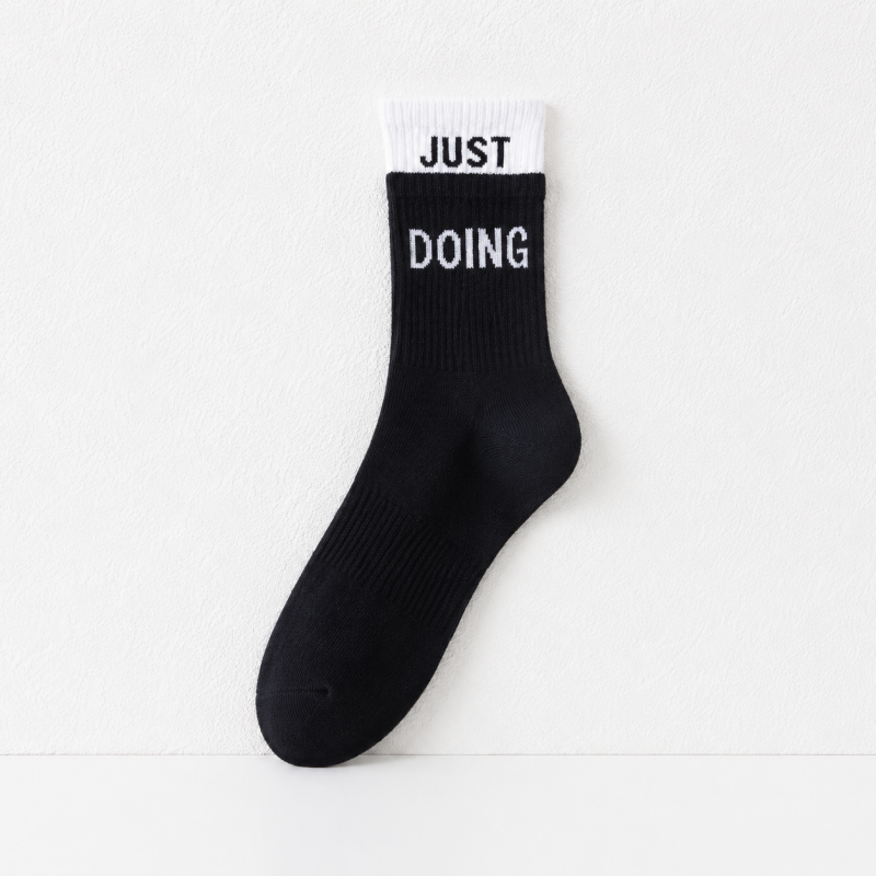 CouldNook No Silicone Dots Pilates Crew Socks - Home Studio Accent