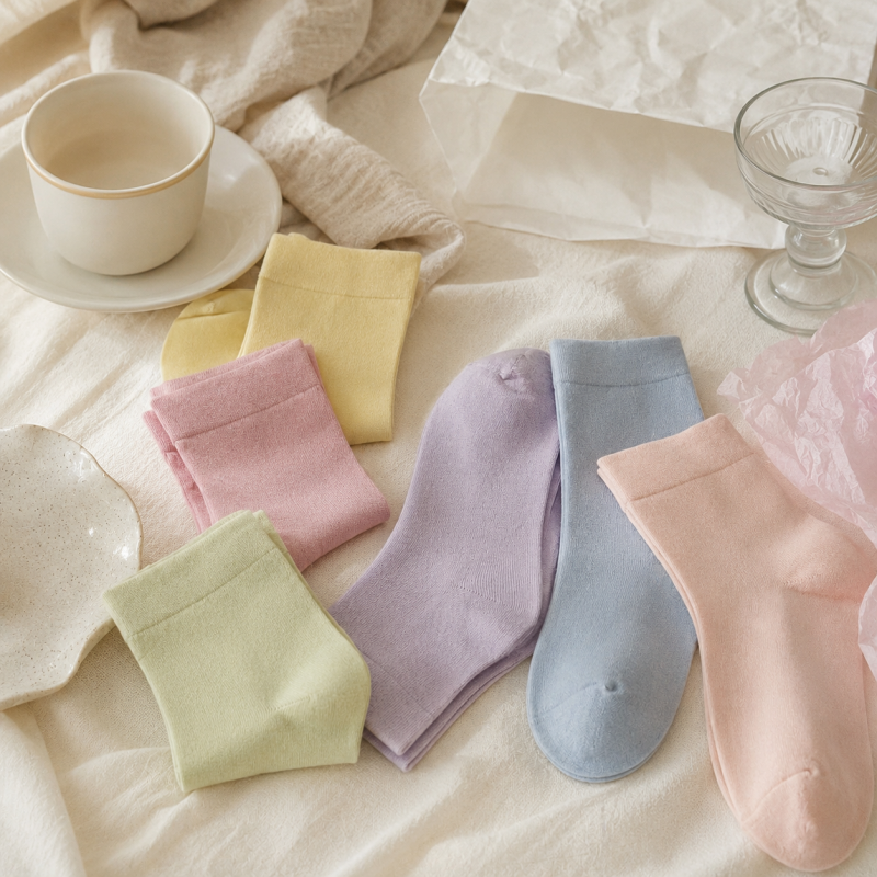 CouldNook Cozy Solid Low Cut Socks - Everyday Drawer Accent
