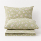 CouldNook Floral Print Pillowcase 2PCS Set - Soft Washed Bedding