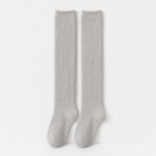 CouldNook Ribbed Over Knee Long Socks - Layered Outfit Accent