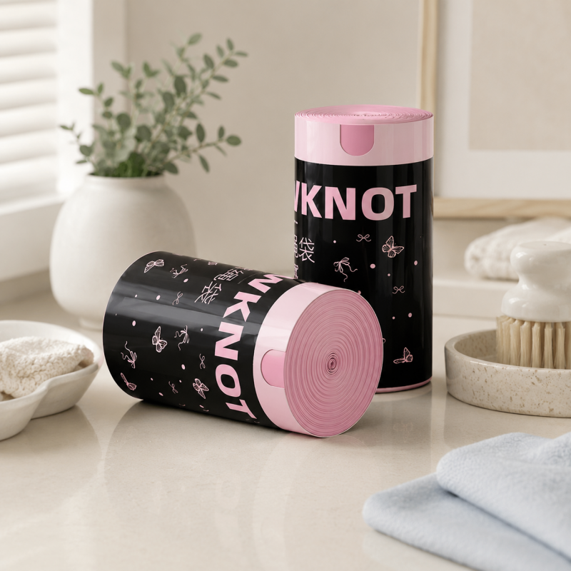 CouldNook Printed Trash Bag Roll - Home Cleaning Refill