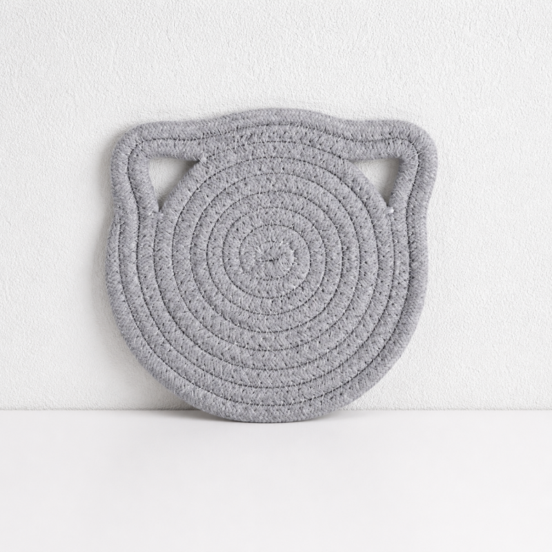 CouldNook CouldNook Cat Ear Trivet - Cotton Linen Heat Resistant Pad