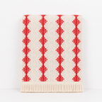 CouldNook Tassel Linen Blend Table Runner - Boho Striped Tassel Decor