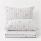 CouldNook Floral Print Pillowcase 2PCS Set - Soft Washed Bedding