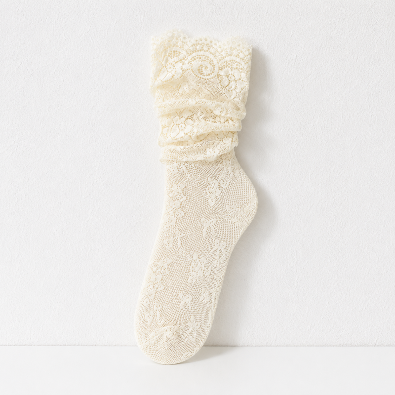 CouldNook Corset Lace Mesh Socks - Statement Shoe Accent