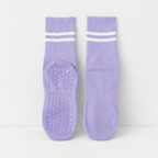 CouldNook Grip Striped Crew Socks - Home Studio Accent