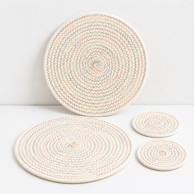 CouldNook Cotton Rope Woven Table Mat- Resistant Dining Pad