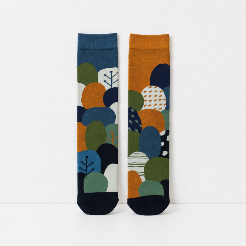 CouldNook Cozy Patterned Crew Socks - Seasonal Drawer Accent
