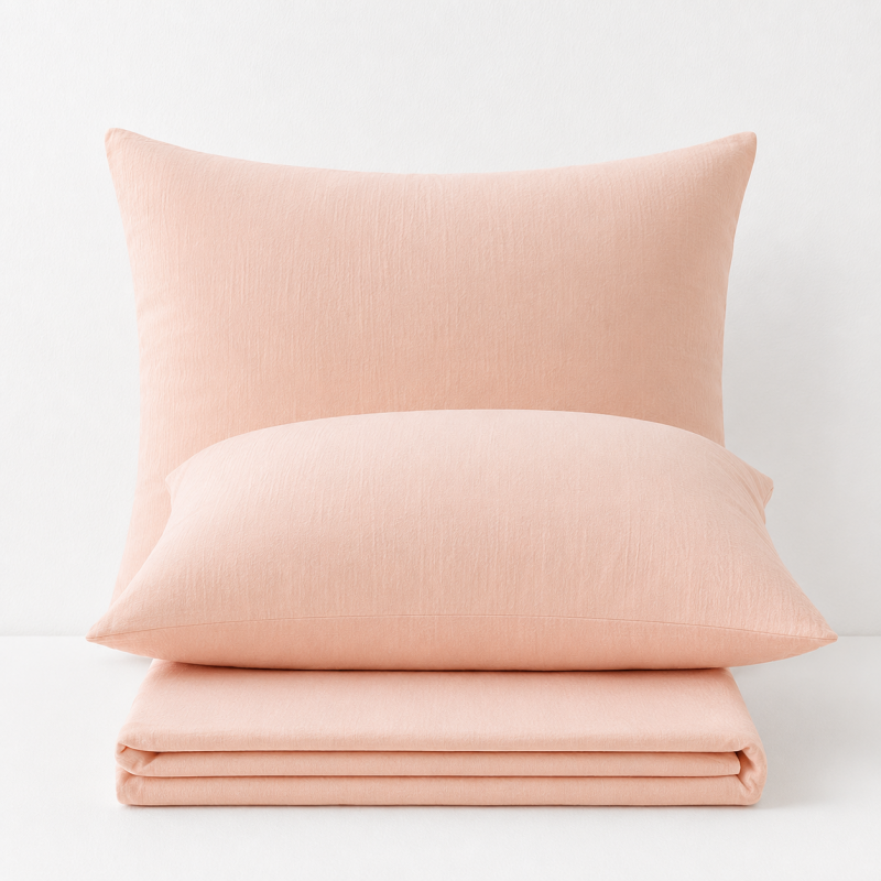 CouldNook Solid Color Pillowcase 2PCS Set - Soft Washed Bedding