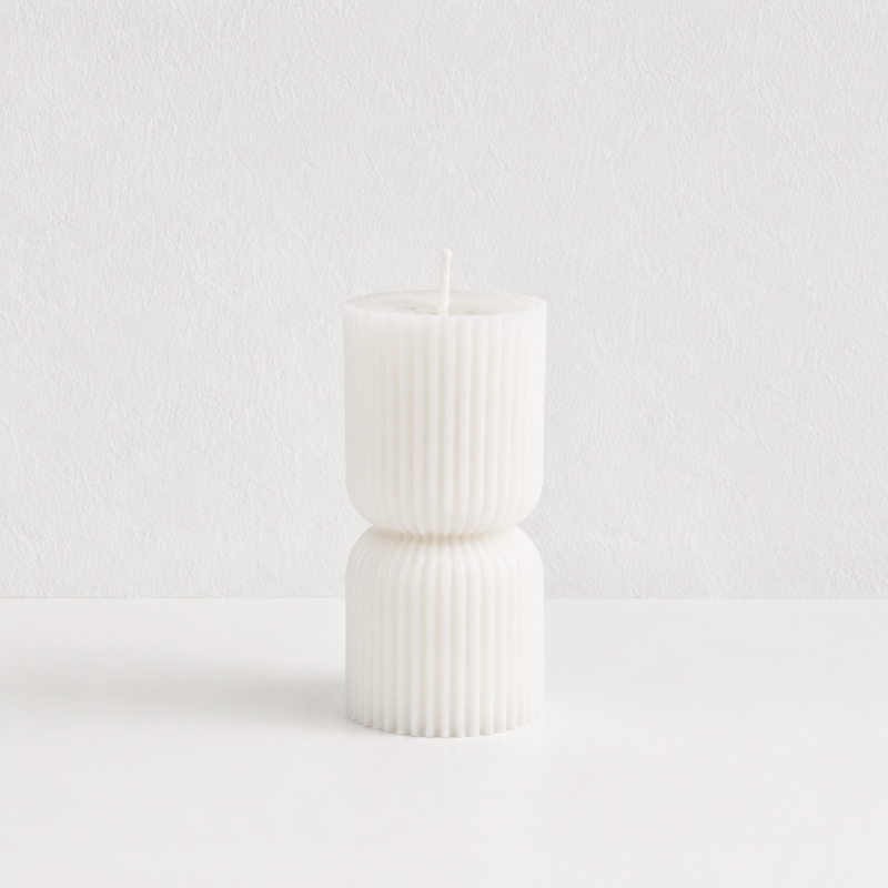 CouldNook Nordic Scented Pillar Candle - Soy Blend Traditional Decor