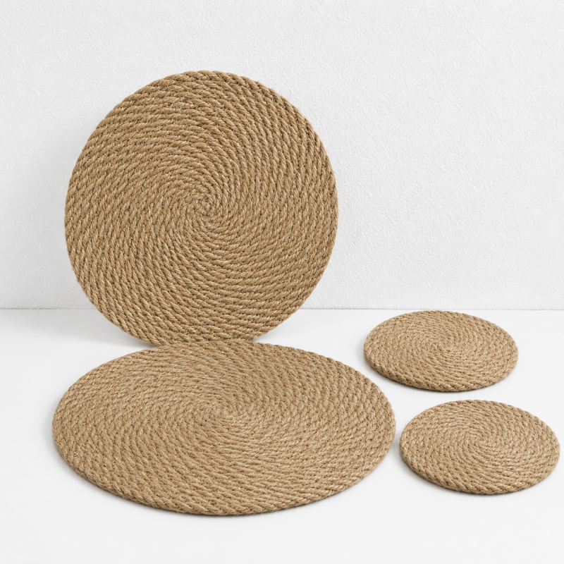 CouldNook CouldNook Cat Ear Trivet - Cotton Linen Heat Resistant Pad
