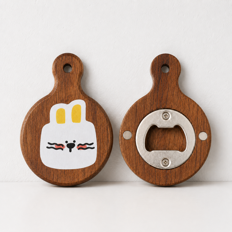 CouldNook Wood Animal Bottle Opener - Kitchen Bar Accessory