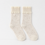 CouldNook Cozy Mixed Detail Crew Socks - Giftable Drawer Accent