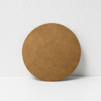 CouldNook Round PU Leather Placemat - Waterproof Table Mat