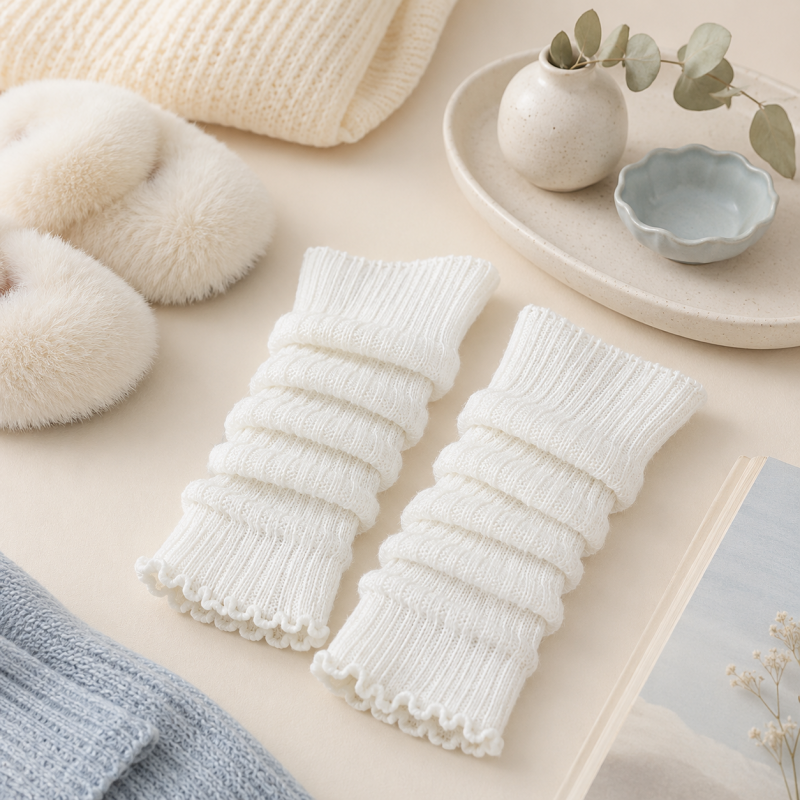 CouldNook Cozy Slouchy Pile Leg Warmers - Warm Layering Accent