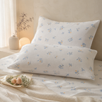 CouldNook Floral Print Pillowcase 2PCS Set - Soft Washed Bedding