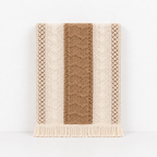 CouldNook Linen Cotton Table Runner - Boho Striped Tassel Decor