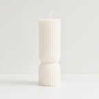 CouldNook Nordic Scented Pillar Candle - Soy Blend Traditional Decor