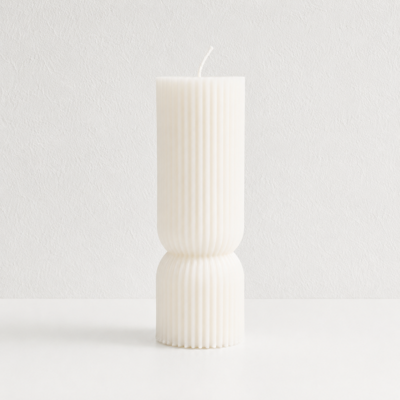 CouldNook Nordic Scented Pillar Candle - Soy Blend Traditional Decor