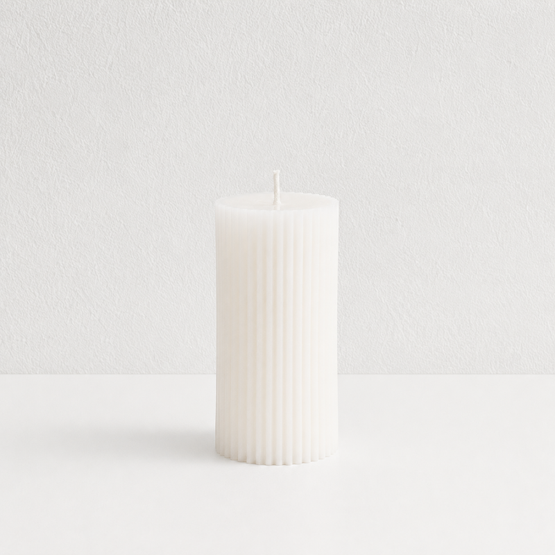 CouldNook Nordic Scented Pillar Candle - Soy Blend Traditional Decor