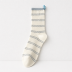 CouldNook Cozy Mixed Detail Crew Socks - Giftable Drawer Accent