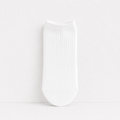 CouldNook Cozy Solid Ribbed Knit Ankle Socks - Everyday Drawer Basic