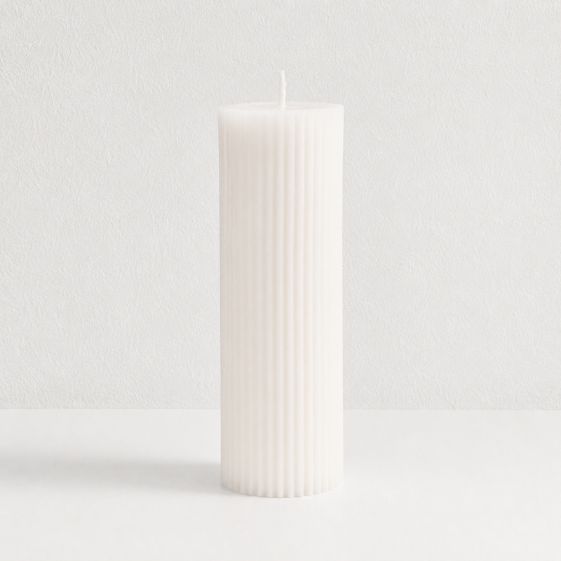 CouldNook Nordic Scented Pillar Candle - Soy Blend Traditional Decor