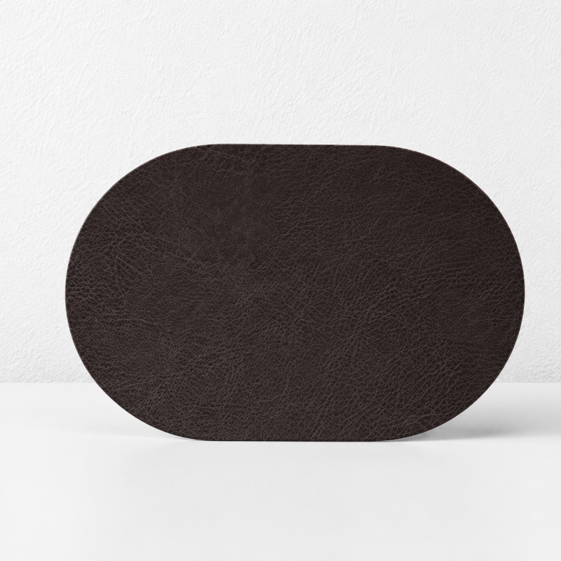 CouldNook Oval PU Leather Placemat- Waterproof Table Mat