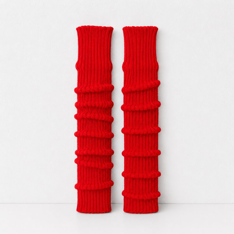 CouldNook 700CM Ribbed Slouch Leg Warmer Socks - Cozy Layering Accent