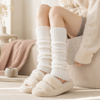 CouldNook 40CM Ribbed Slouch Leg Warmer Socks - Cozy Layering Accent