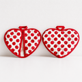 CouldNook Heart Polka Dot Heat Resistant - Absorbent Home Textile