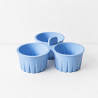 CouldNook 3-Cavity Silicone Egg Steaming & Baking Cup Mold - Kitchen Storage